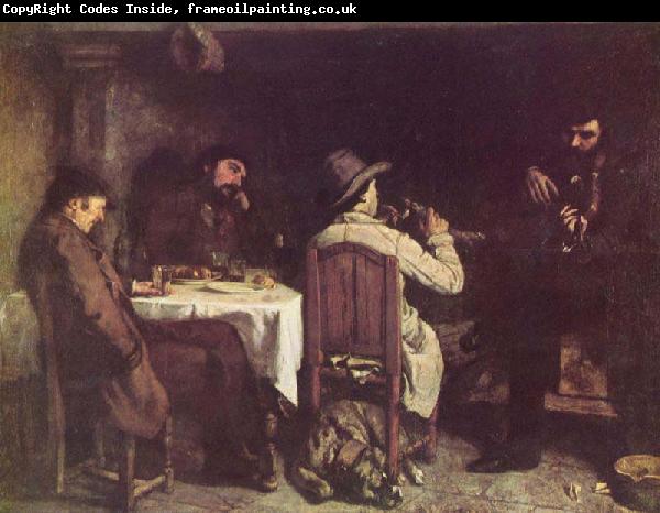 Gustave Courbet After Dinner at Ornans